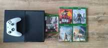 Xbox one +pad +gry