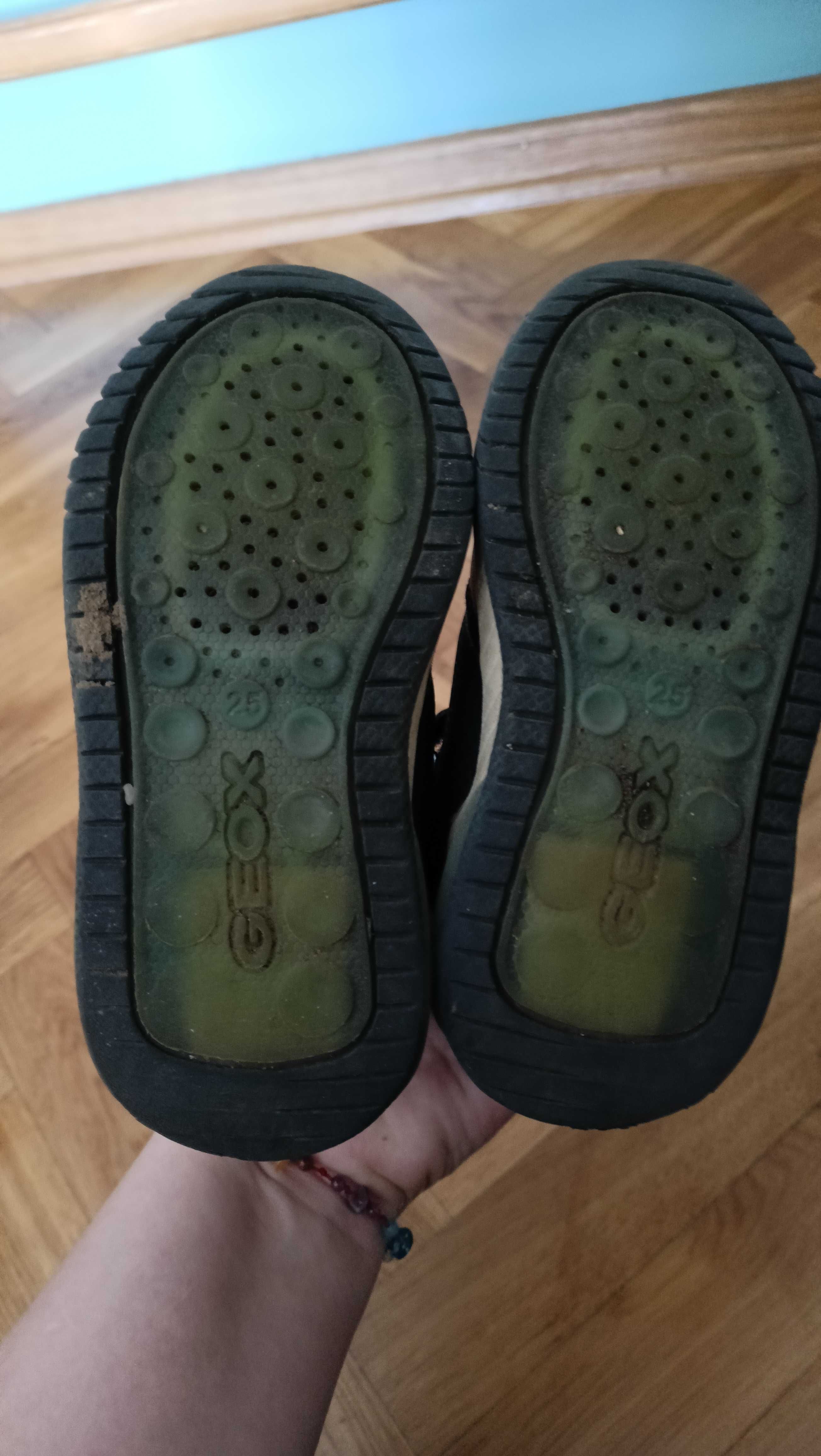 zestaw - 2 pary butów świecące GEOX trzewiki / sneakersy
