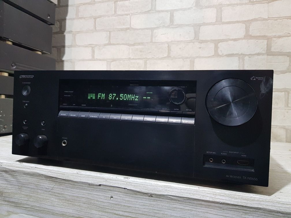 Пульт!7.2AV Стерео ресивер/підсилювач Onkyo TX-NR 656 160Вт б/у з Ні