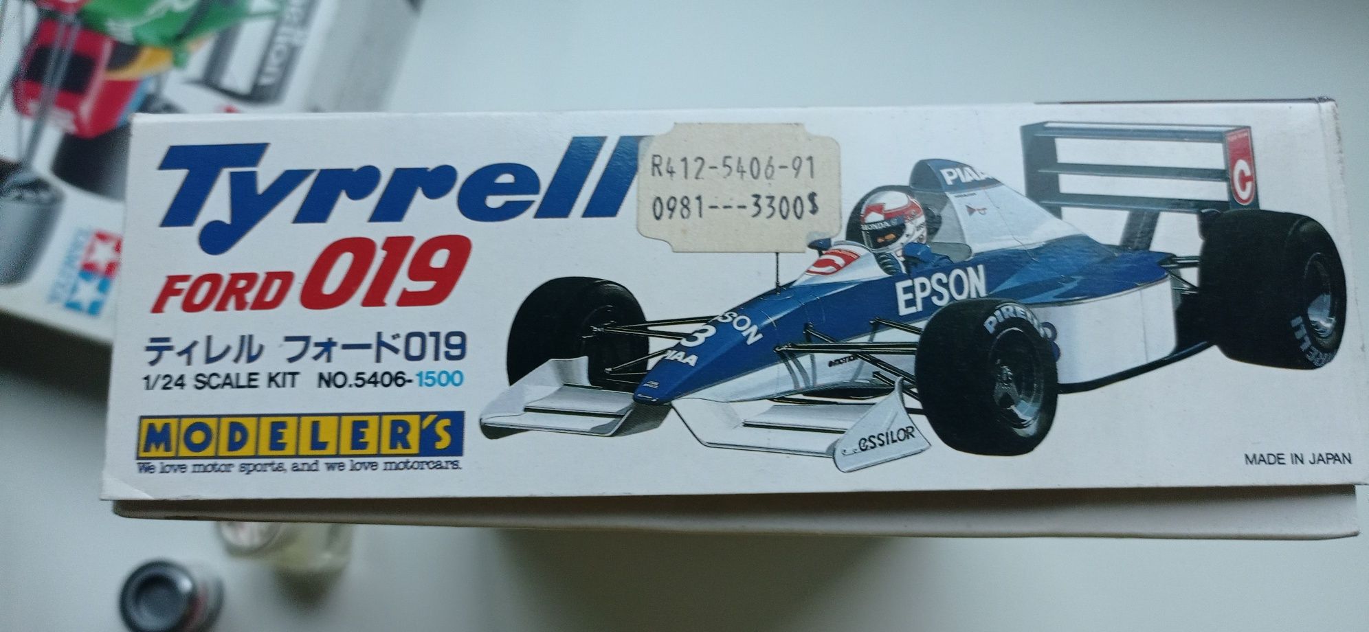 Tyrrell Ford 019 modelo kit escala 1:24 marca modeler's