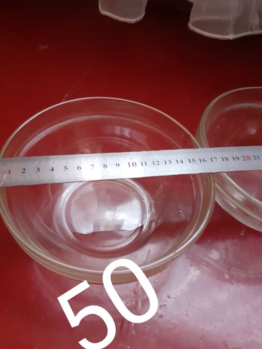 Посуд термостійкий скляний