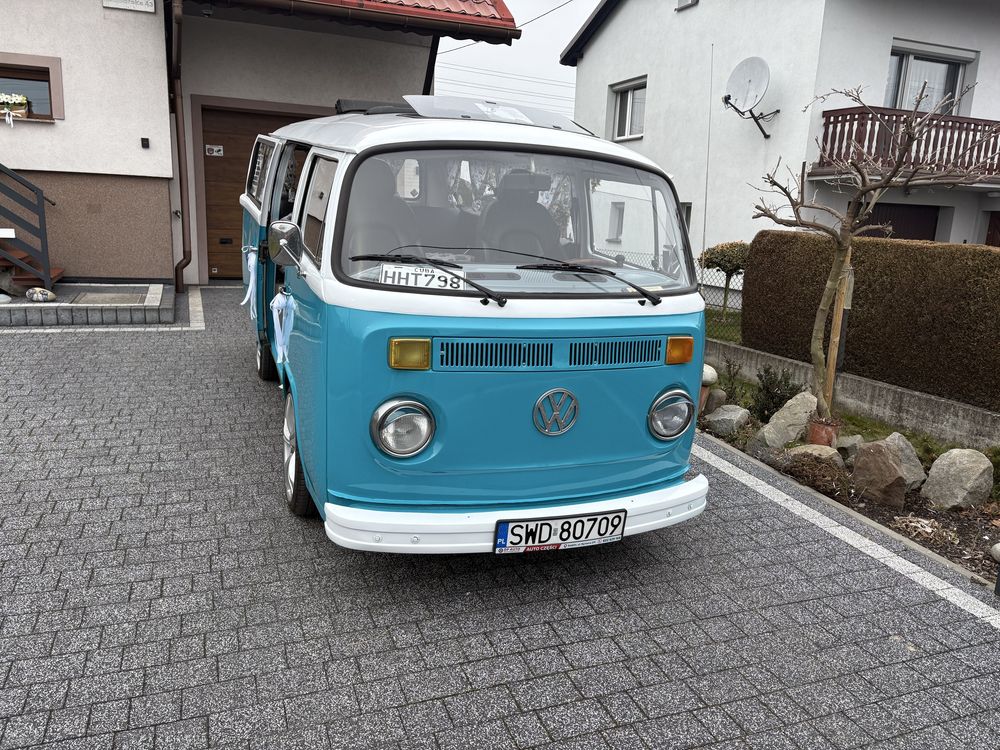Samochod do ślubu vw t2 1975