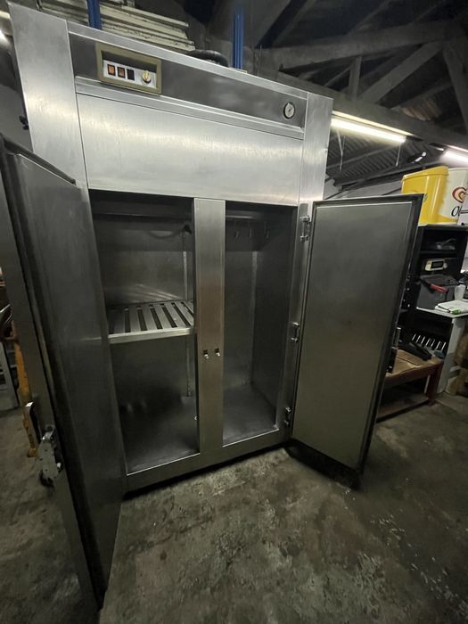 Arca vertical refrigeração em inox de 2 portas dou garantia