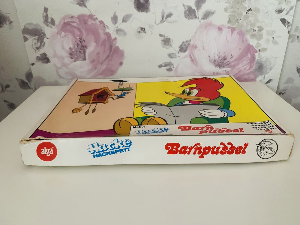 Puzzle drewnine Woody Woodpecker, Dzięcioł Woody, vintage