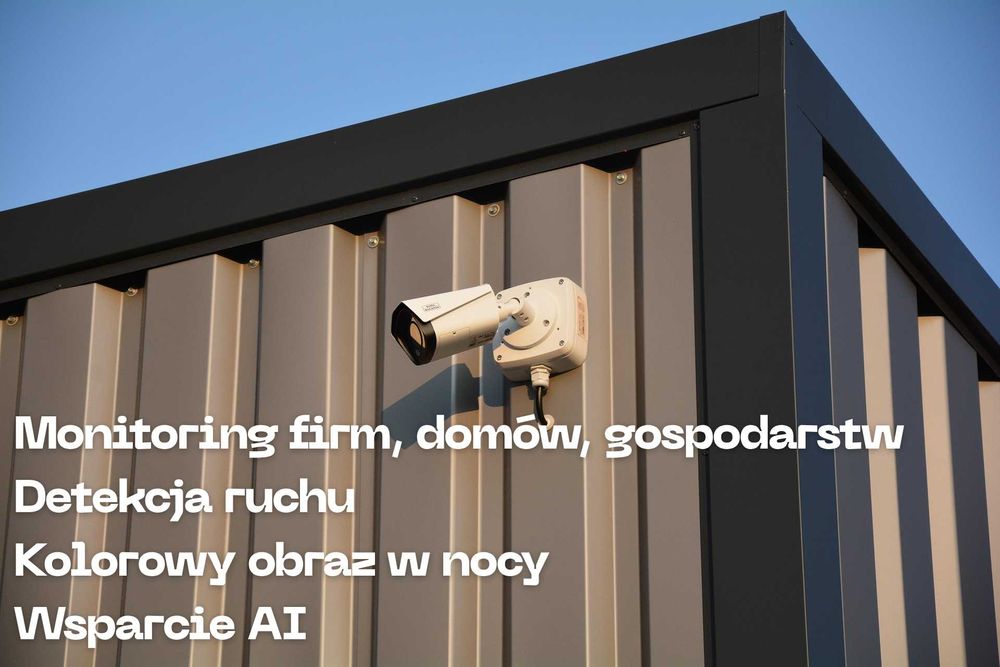 Monitoring domów, firm, gospodarstw, cctv, alarmy