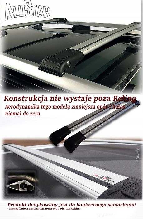 Bagaznik VOLVO V90 2017 + Na relingi