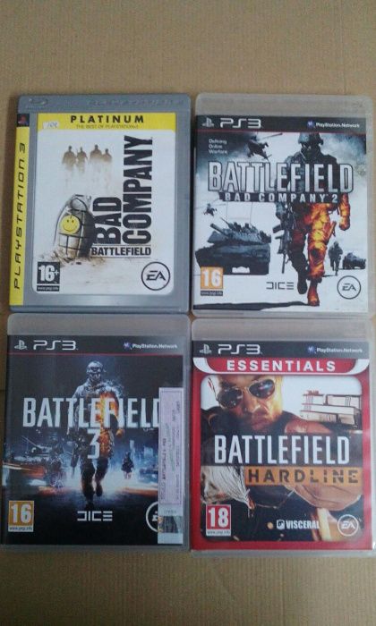 GTA5,  GTA4, Call OF Duty, Battlefield Ps3