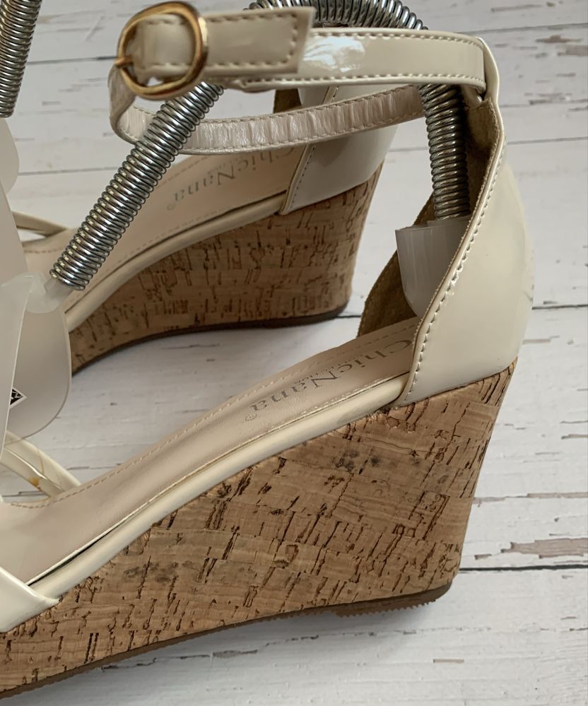 Espadryle Damskie Sandały Na Koturnie Chic Nana 40 Komfortowe Idealne