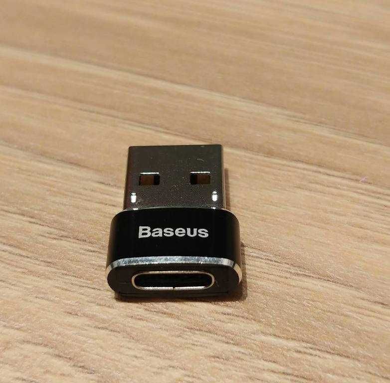 Adapter, przejściówka Baseus USB typ "A" na USB typ "C" nowa.