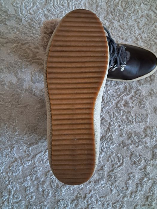 Зимние ботиночки GANT ,кожа ,цигейка.