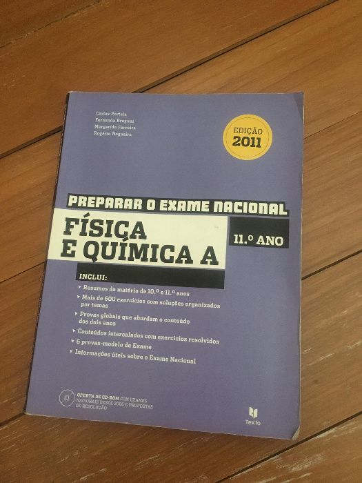 Livro Preparar o Exame Nacional 2011 - 11º ano FQA.