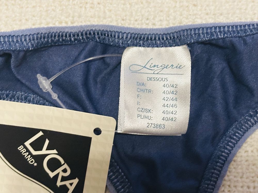 Stringi granatowe Lingerie r. 40 nowe