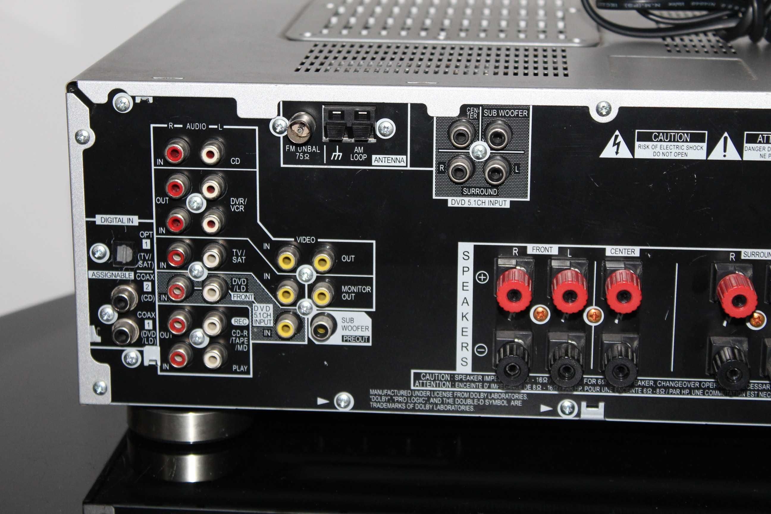 PIONEER VSX-D514 Amplituer wzmacniacz kino domowe 5.1 optyk Wysyłka