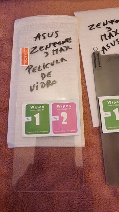 Películas de vidro Temperado - Zenfone 3 Max