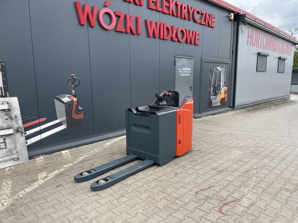 Wózek paleciak elektryczny Linde T 20 sp 2000 kg wózek Rydwan