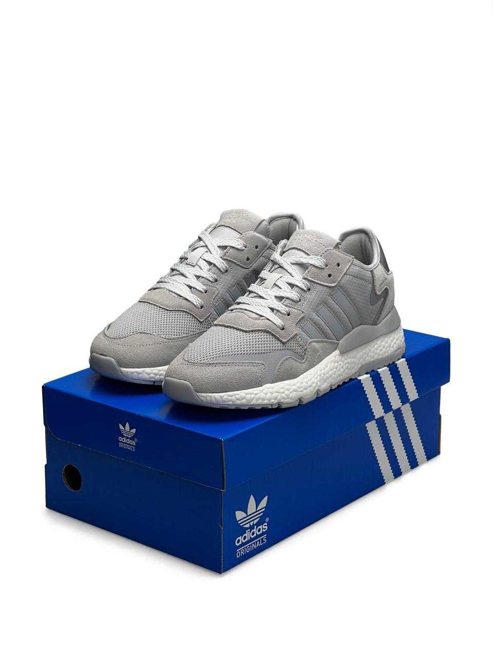 Adidas Nite Jogger Gray кроссовки мужские adidas gray (адидас)