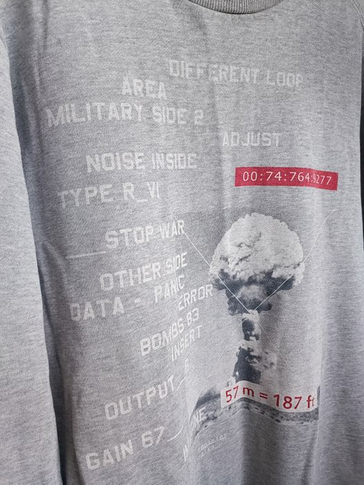 Bluza szara z nadrukiem HOUSE MĘSKA