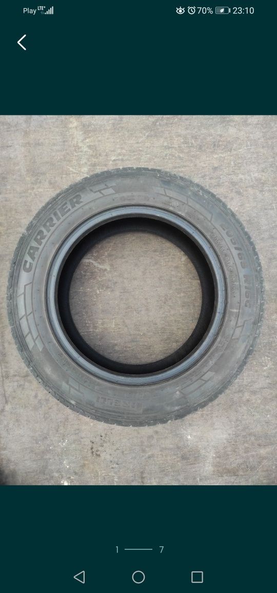 Opona opony koła koło Pirelli Carrier 205 60 r16C komplet Wrocław