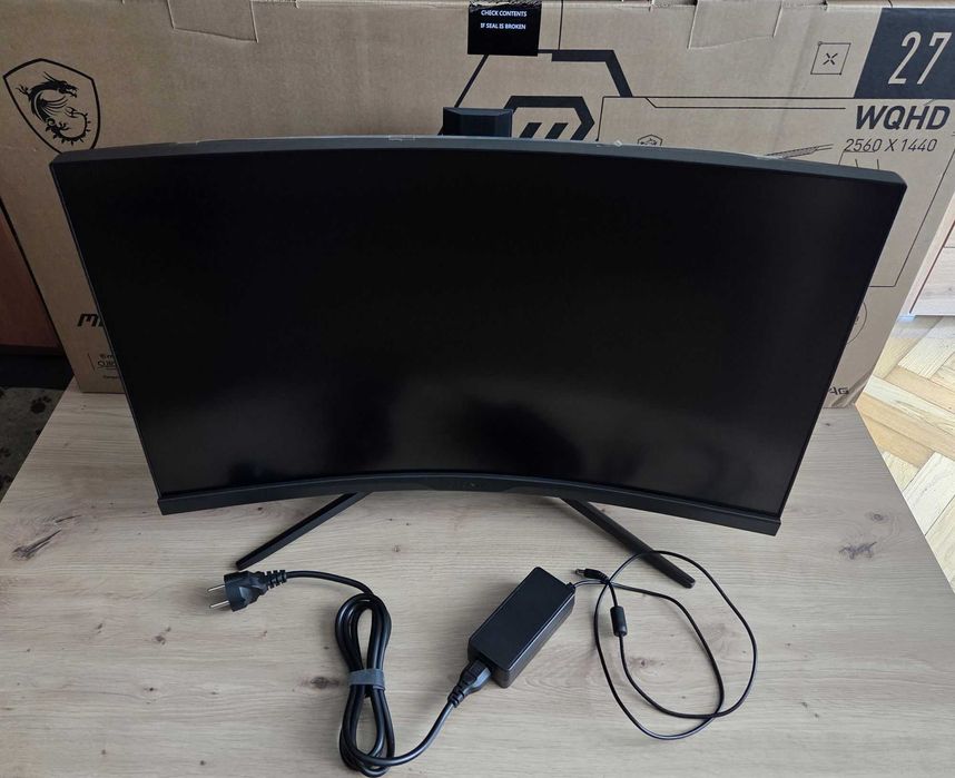 Dla gracza MSI MAG 275CQRF-QD 2560x1440 - 2K 170Hz KVM USB Gwarancja
