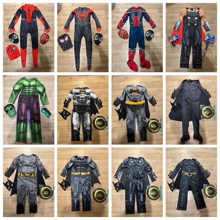 Костюм супергерой для мальчика на 7-8 лет 122-128 карнавальный