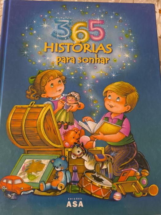 Livro de histórias com um pazele