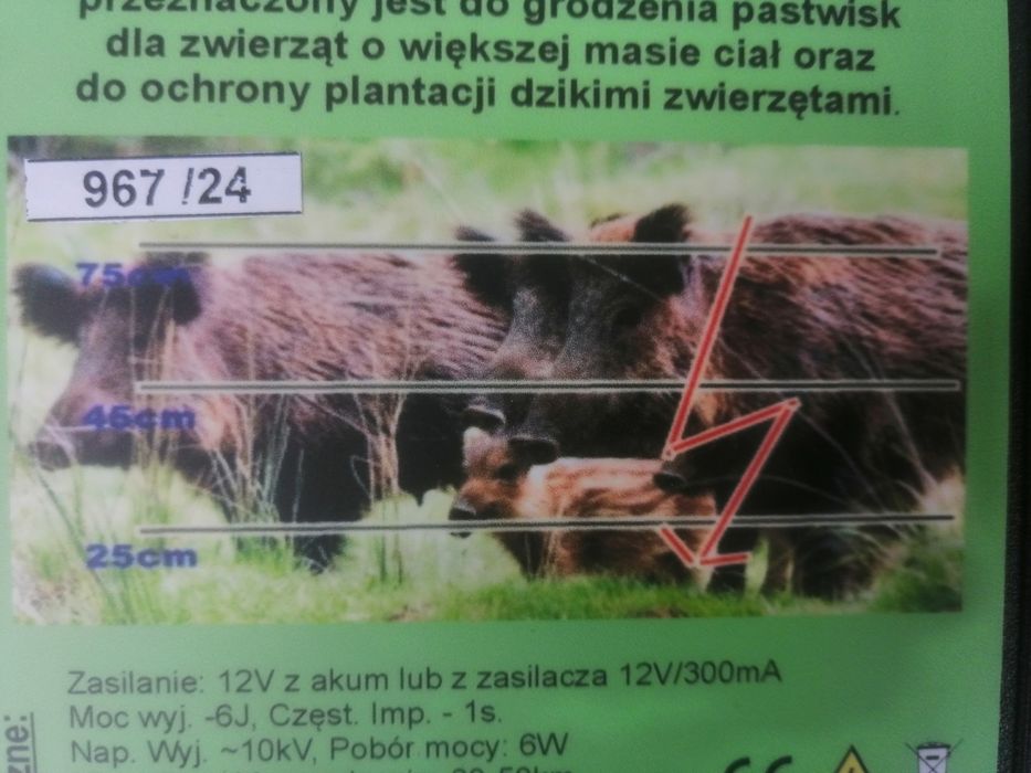 Elektryzator 6J Pastuch na Dziki