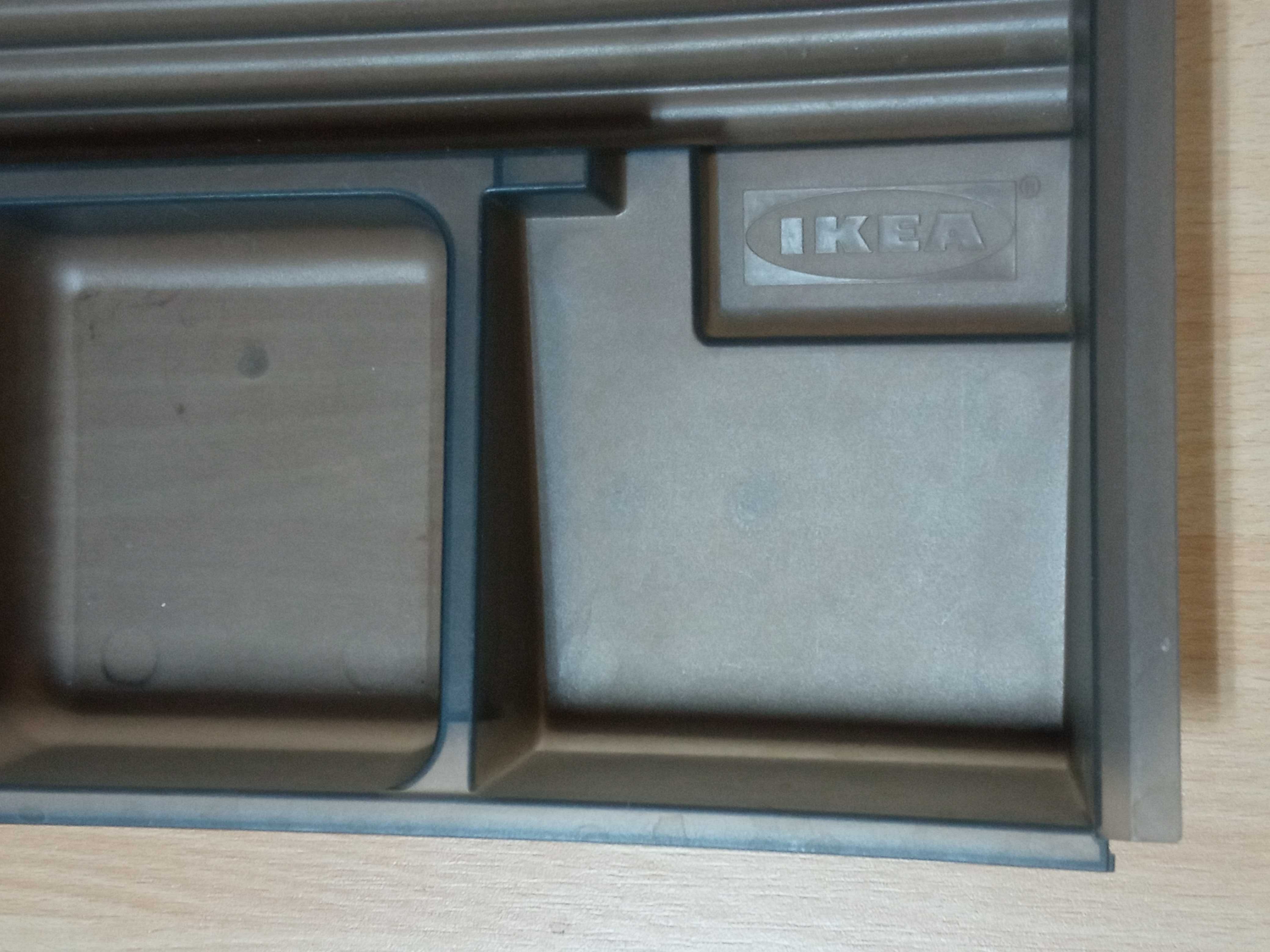 Organizer na przybory szkolne IKEA Signum Szary organizer do szuflady
