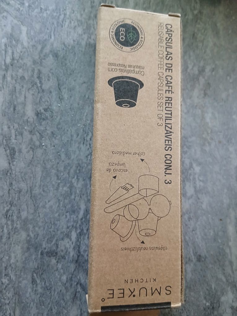 Cápsulas recicláveis de café