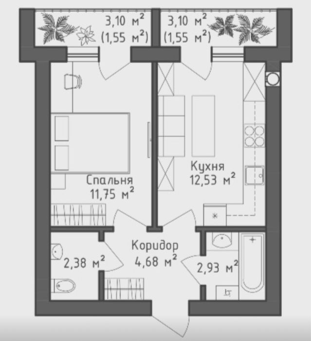 ЖК Бріквуд 2! ГАЗ! ПОВНА ЦІНА! Вдала інвестиція! Є РОЗТЕРМІНУВАННЯ!