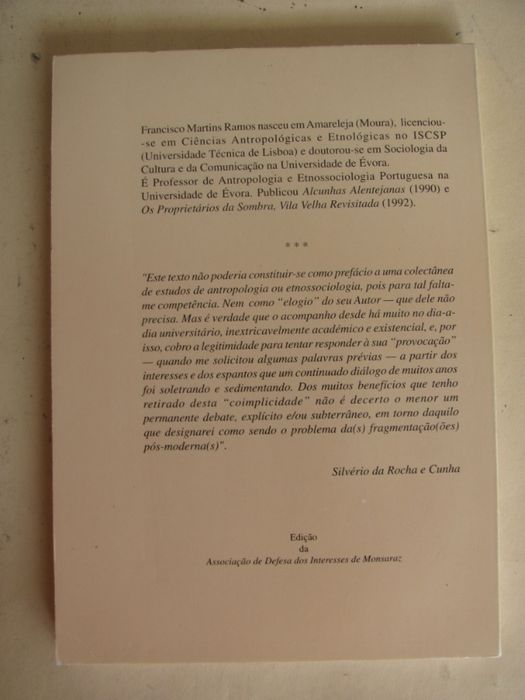 Textos Antropológicos de Francisco Martins Ramos