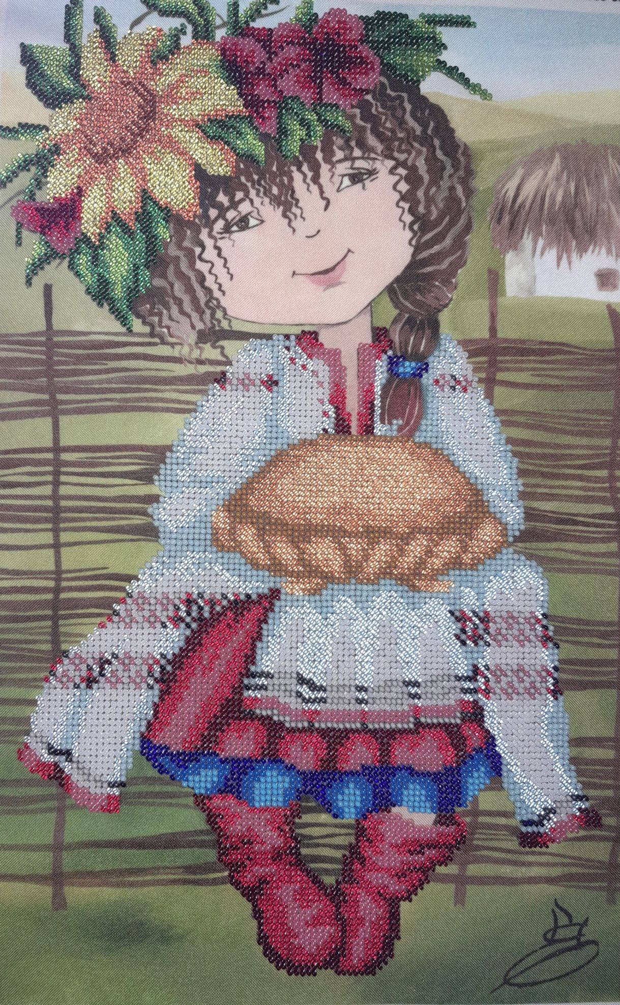 Картины из бисера