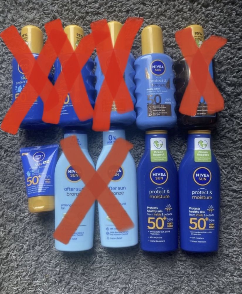 NIVEA SUN olejki do opalnia