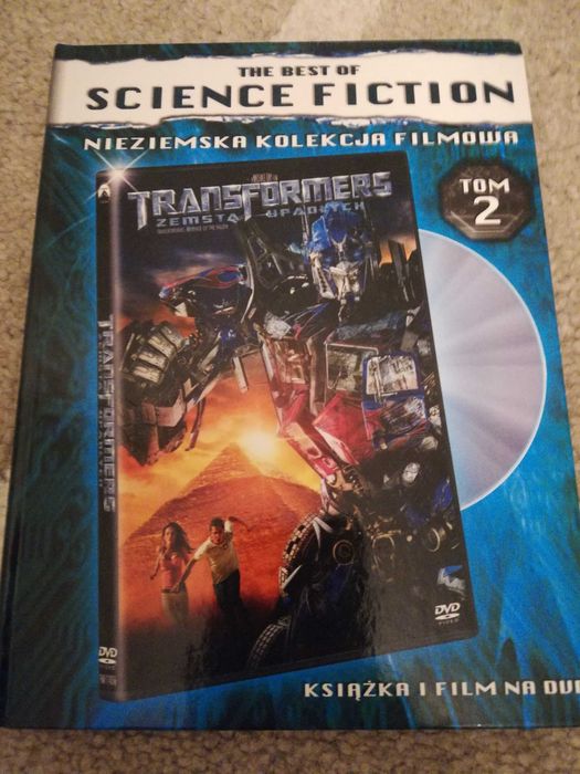 Książka z filmem Transformers Zemsta Upadłych DVD