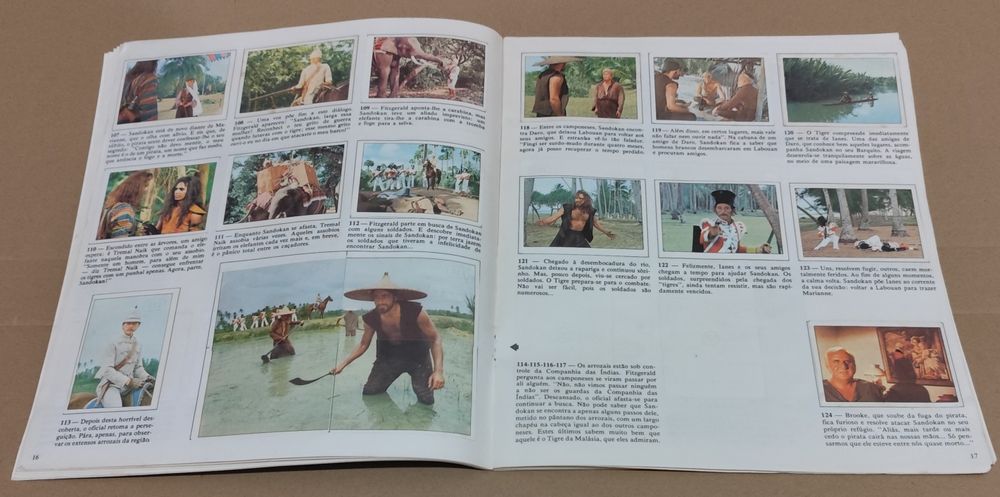 Caderneta Cromos Sandokan Completa