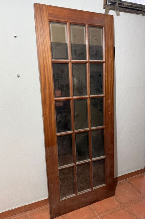 Porta com vidro como nova! 80x203