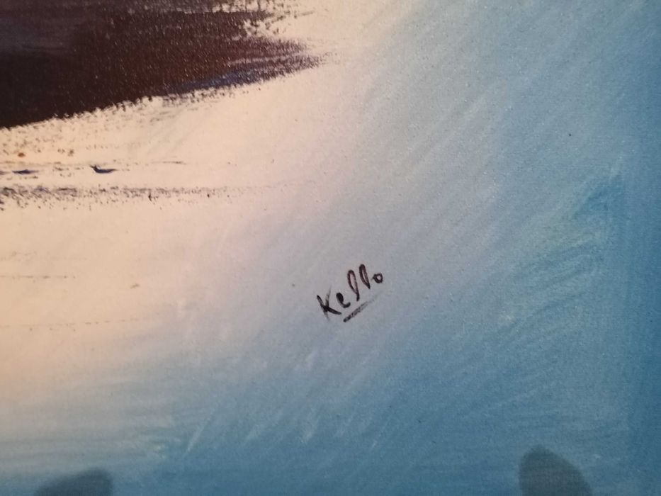 Pintura Original a Óleo/Pastel por Kello (Artista de Cabo Verde)