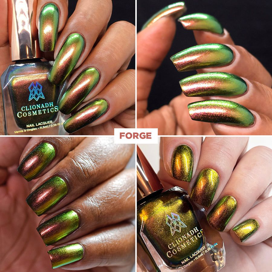 Clionadh Cosmetics lakier do paznokci multichrom Forge