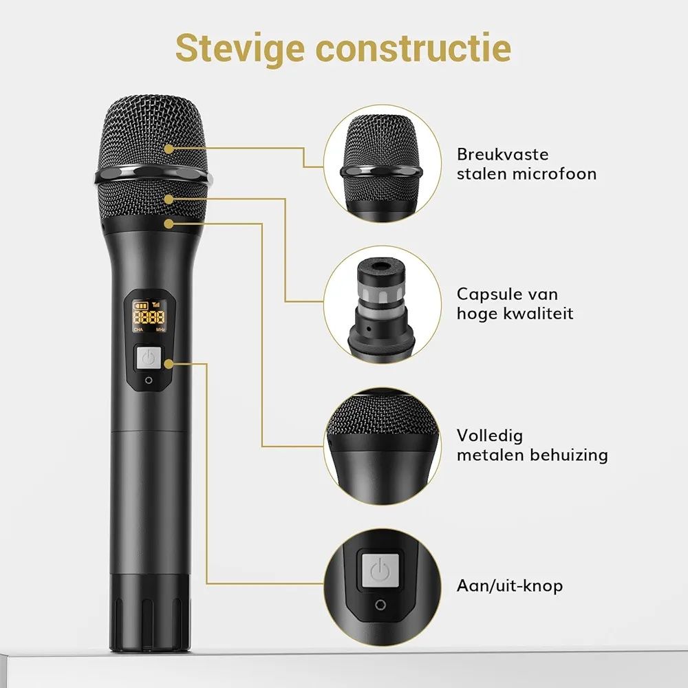 TONOR TW820 – Profesjonalny bezprzewodowy system mikrofonowy UHF