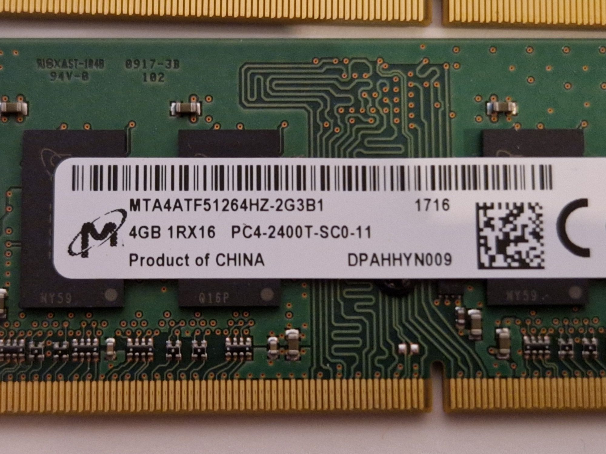Ram DDR4 So-dimm do laptopa 2400mhz
