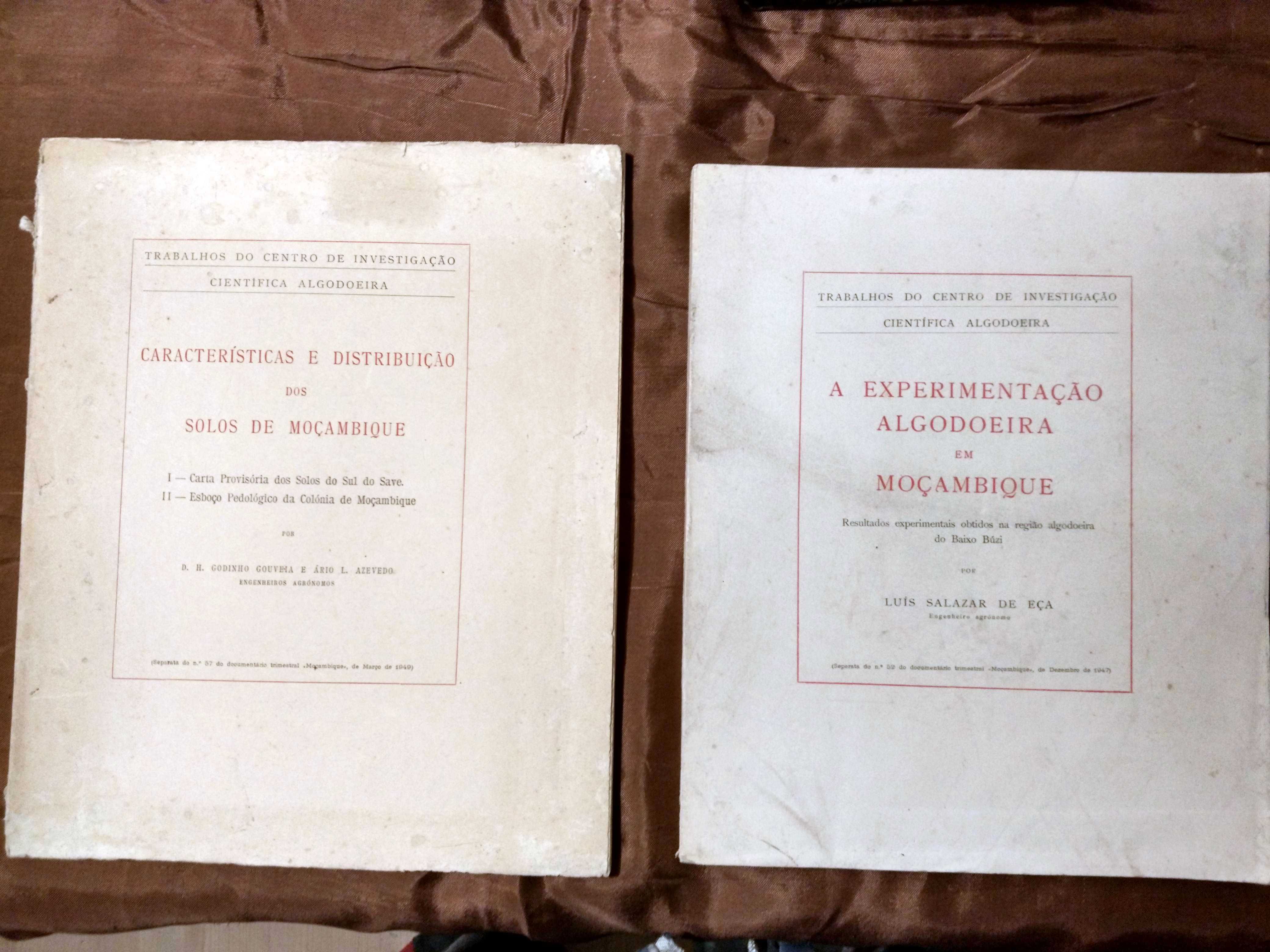 Características e Distribuição dos Solos de Moçambique ( ano de 1949)