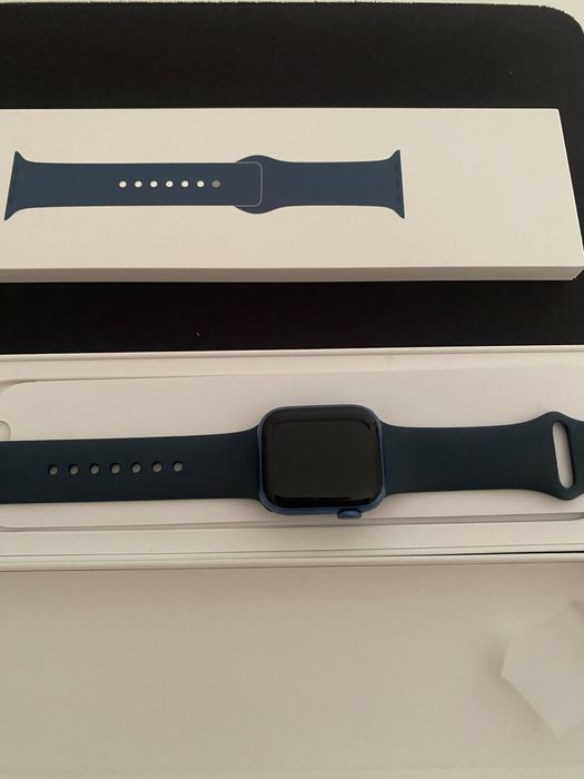 Apple Watch Series 7 - 41mm - Alumínio Azul Usado com Caixa Original