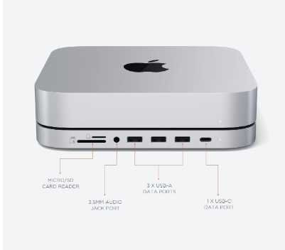 Mac Mini M1 8Gb (com Satechi Stand and Hubb)