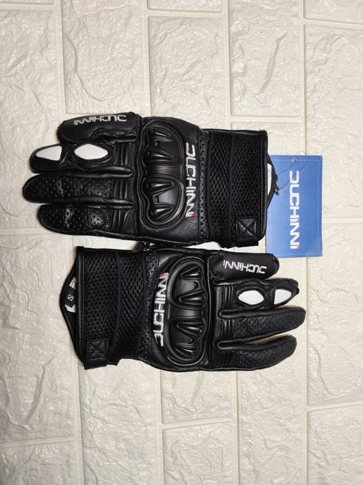 мотоперчатки кожаные