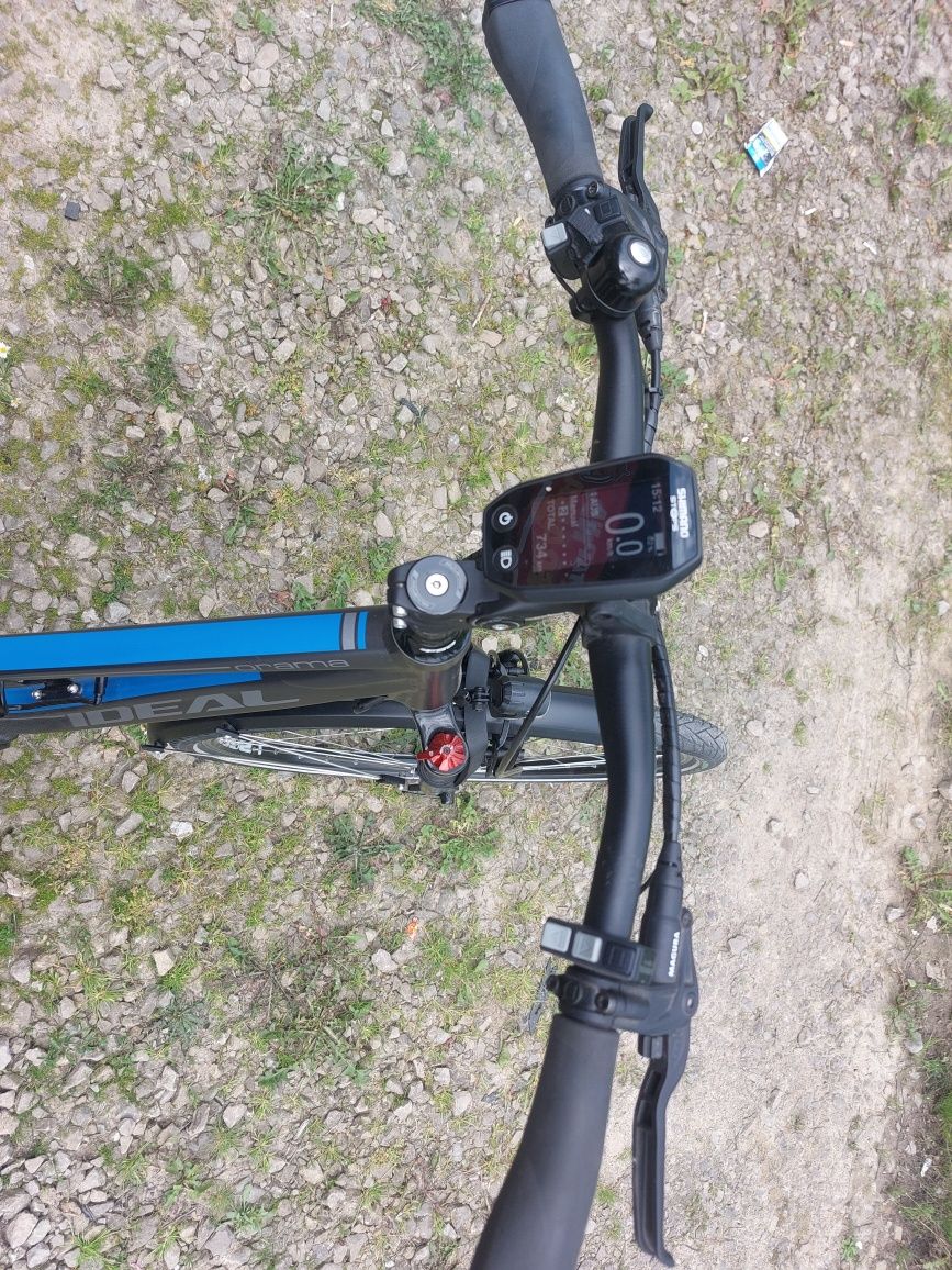 Rower elektryczny IDEAL SHIMANO STEPS niski przebieg ALU!!!