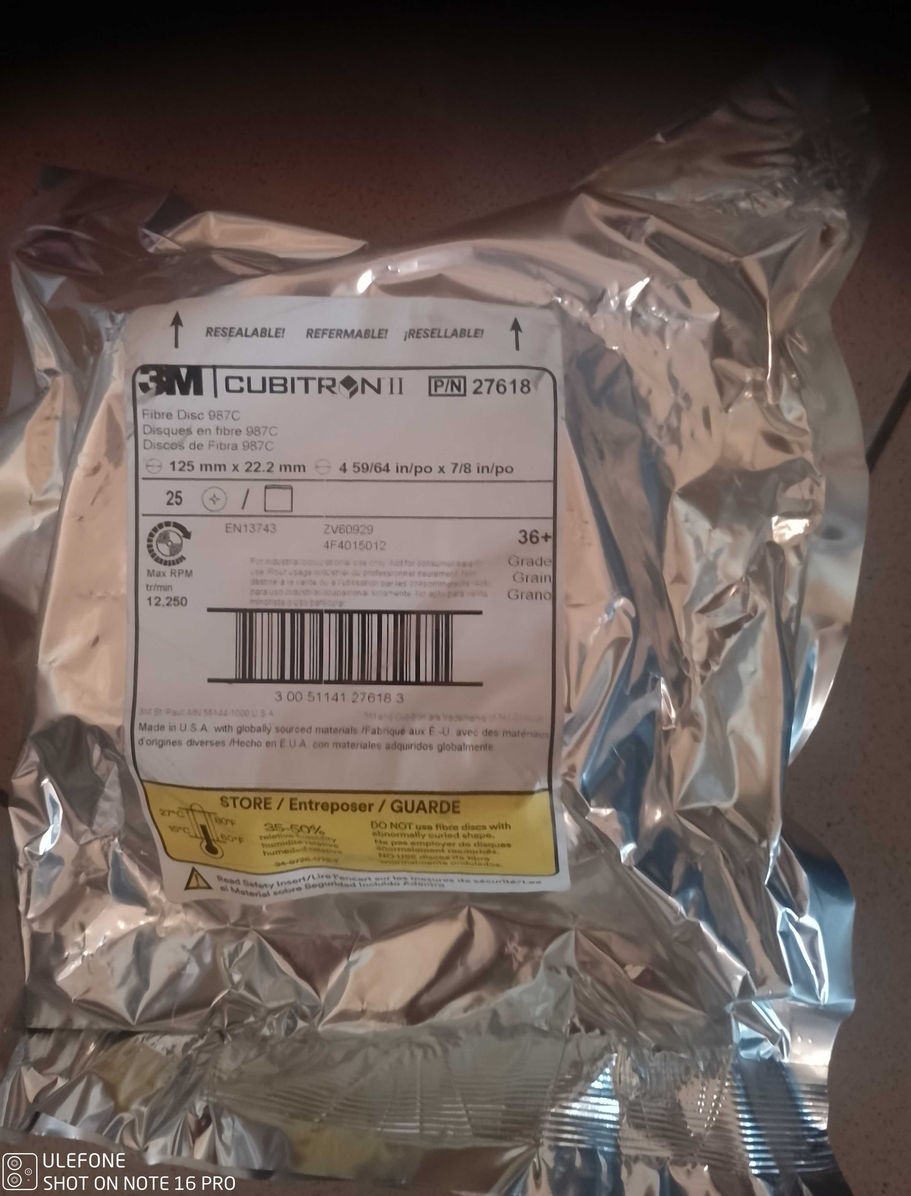 3M Cubitron II 987C P36+  dysk fibrowy fibra 125 mm 25 sztuk