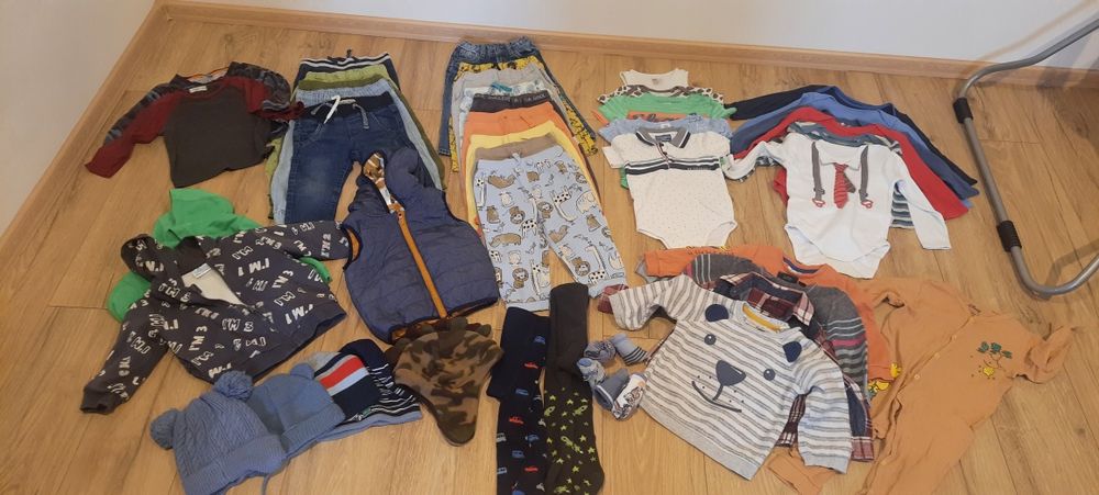 Paka ubrań dla chłopca 86-92