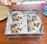 2 filiżanki ze spodkami 270ml kwiaty porcelana dzień matki ojca prezen