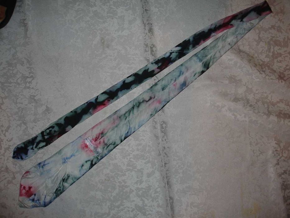 ГАЛСТУК (краватка), 100% ШОВК, ніжно-барвисто-блакитна. УНІСЕКС.