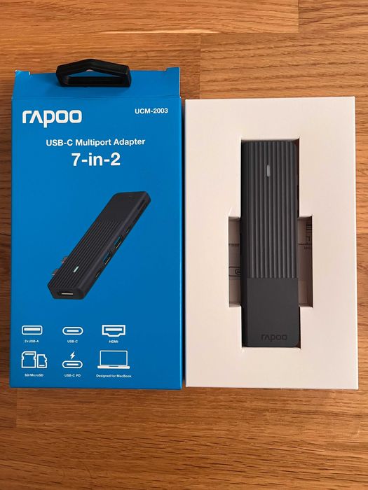 Новий USB HUB RAPOO 7 in 2 (UCM-2003)