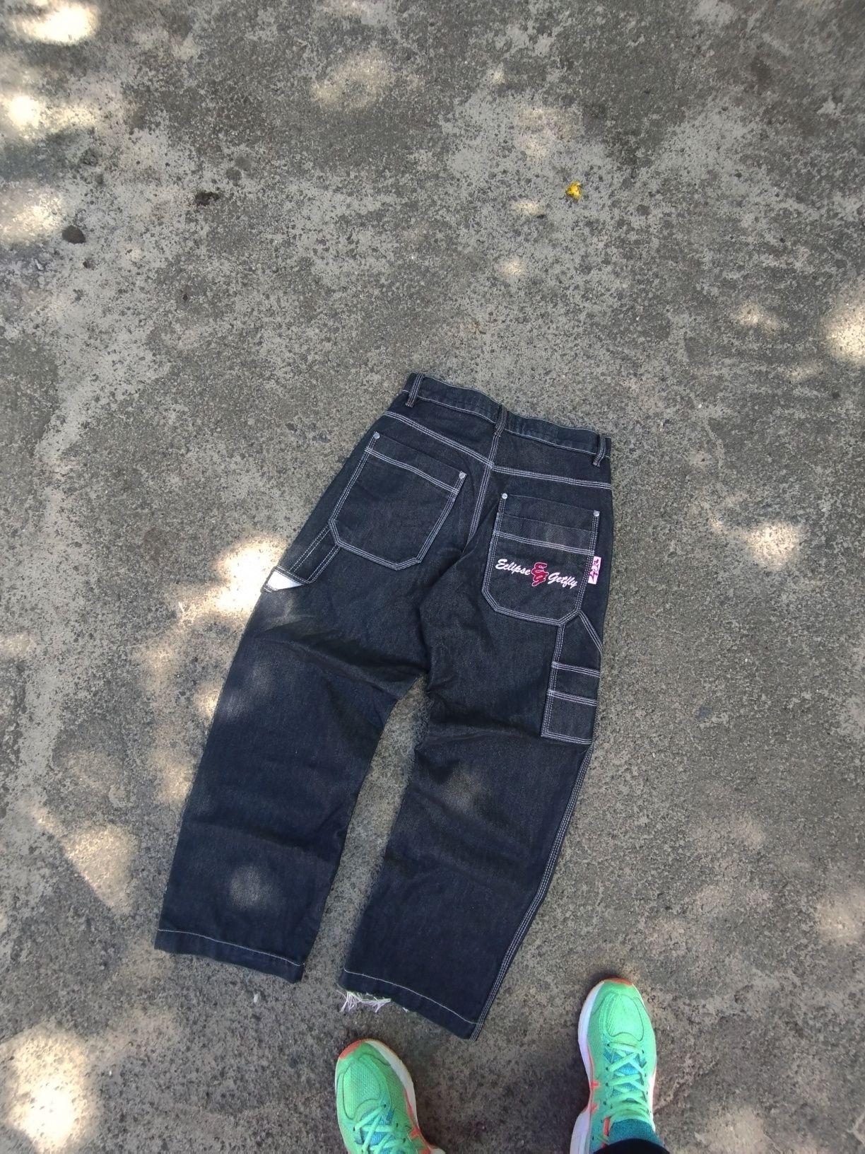 джинсы rap sk8 baggy jeans eclipse jnco style